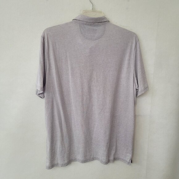 Johnnie-O Shirt Mens XL Quarry Grey The Local Polo Golf Hangin Out Garment‎ Wash - Picture 10 of 13
